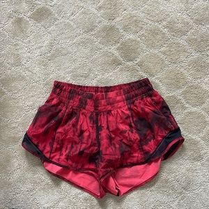 Lululemon red shorts